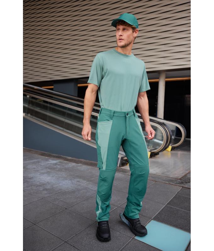 Unisex Workwear Pants (All-Season) 4-Way Stretch Black/metal-grey 12029