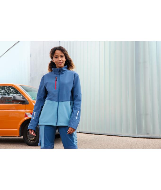 Unisex Workwear Softshell Jacket Black/metal-grey 12034