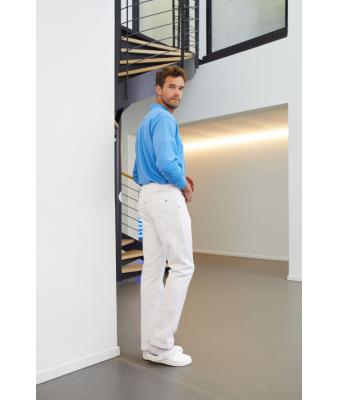 Herren Men's 5-Pocket-Stretch-Pants White 10537