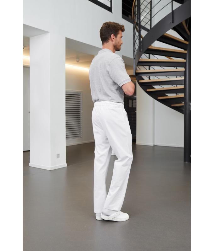 Herren Men's Comfort-Pants White 10539