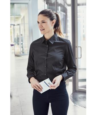Damen Ladies' Business Shirt Long-Sleeved Navy 8388