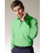 Herren Men's Business Shirt Long-Sleeved Steel 8389