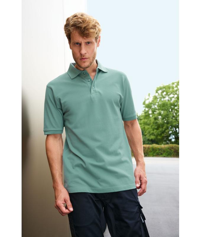 Herren Workwear Polo Men Foggy-green 7535