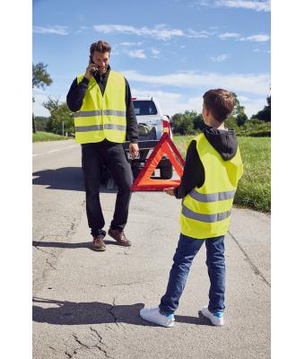 Unisex Safety Vest Adults Fluorescent-orange 7549