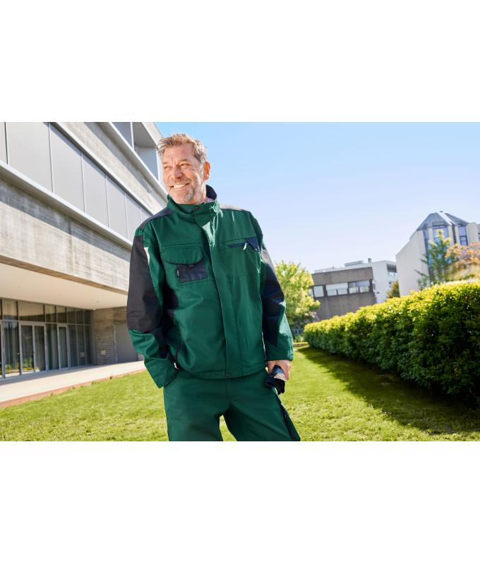 Unisex Workwear Jacket - STRONG - Dark-green/black 8066