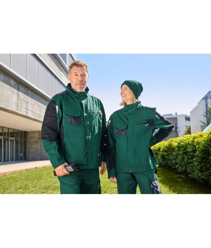 Unisex Workwear Jacket - STRONG - Dark-green/black 8066