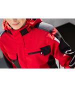 Unisex Craftsmen Softshell Jacket - STRONG - Red/black 8165