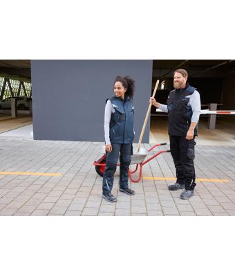 Unisex Craftsmen Softshell Vest - STRONG - Stone/black 8166