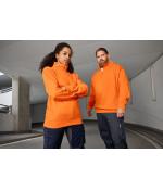 Unisex Workwear Half-Zip Sweat Gold-yellow 8172