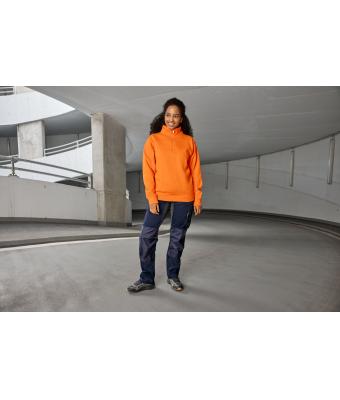 Unisex Workwear Half-Zip Sweat Gold-yellow 8172