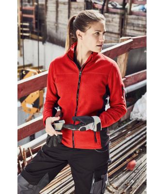 Damen Ladies' Workwear Fleece Jacket - STRONG - Carbon/black 8313