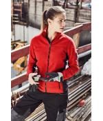 Damen Ladies' Workwear Fleece Jacket - STRONG - White/carbon 8313