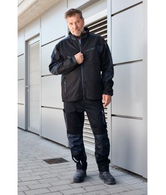 Unisex Workwear Softshell Jacket - STRONG - White/carbon 8308