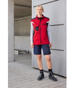 Unisex Workwear Softshell Vest - STRONG - Red/black 8309