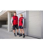 Unisex Workwear Softshell Vest - STRONG - Red/black 8309
