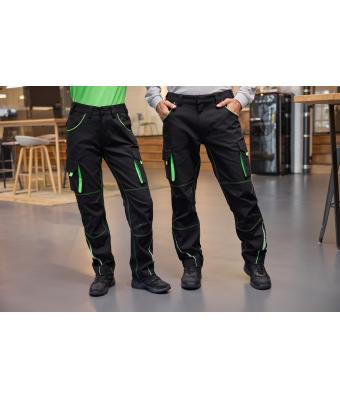 Unisex Workwear Pants - COLOR - Dark-green/orange 8524
