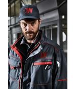 Unisex Workwear Jacket - COLOR - Black/lime-green 8526