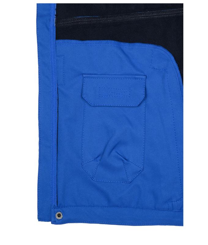 Unisex Workwear Softshell Jacket - COLOR - Navy/turquoise 8528