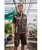 Unisex Workwear Softshell Vest - COLOR - Navy/turquoise 8529