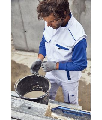 Unisex Workwear Softshell Vest - COLOR - Royal/white 8529