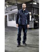 Unisex Workwear Softshell Padded Vest - COLOR - White/royal 8531