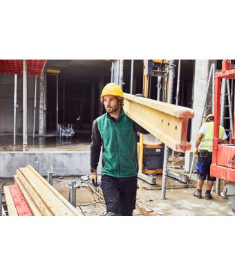 Unisex Workwear Fleece Vest - STRONG - Red/black 8503