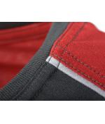 Damen Ladies' Workwear T-Shirt - COLOR - Carbon/red 8534