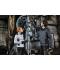 Men Men's Knitted Workwear Fleece Jacket - STRONG - Black/black 8537