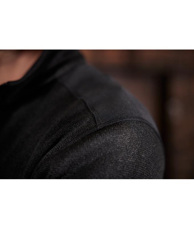 Unisex Men's Knitted Workwear Fleece Half-Zip - STRONG - Royal-melange/navy 8538