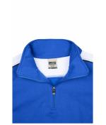 Unisex Workwear Half-Zip Sweat - COLOR - Carbon/red 8542