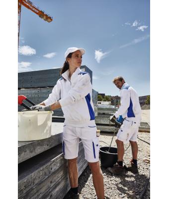 Unisex Workwear Half-Zip Sweat - COLOR - Royal/white 8542