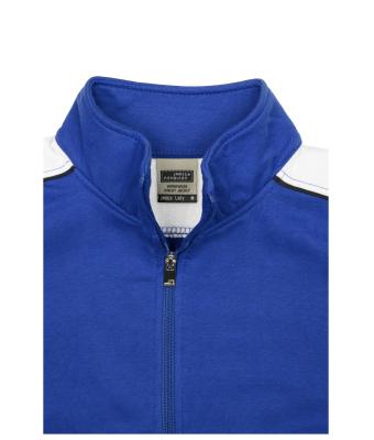 Damen Ladies' Workwear Sweat Jacket - COLOR - Navy/turquoise 8543