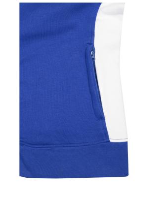 Ladies Ladies' Workwear Sweat Jacket - COLOR - Royal/white 8543