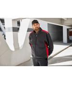 Unisex Workwear Sweat Jacket - COLOR - Navy/turquoise 8544