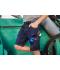 Unisex Workwear Stretch-Bermuda-Jeans Black-denim 10523