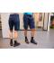 Unisex Workwear Bermudas - COLOR - Black/lime-green 8545