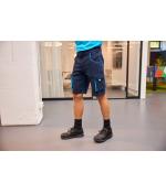 Unisex Workwear Bermudas - COLOR - Navy/turquoise 8545