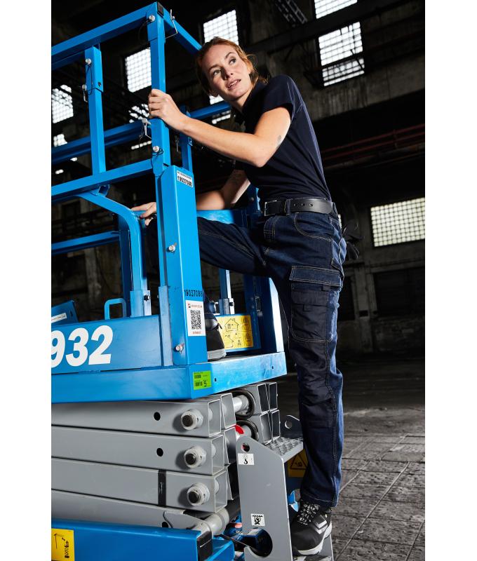 Unisex Workwear Stretch-Jeans Blue-denim 8715