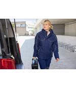 Unisex Workwear Softshell Padded Jacket - SOLID - Dark-royal 8726