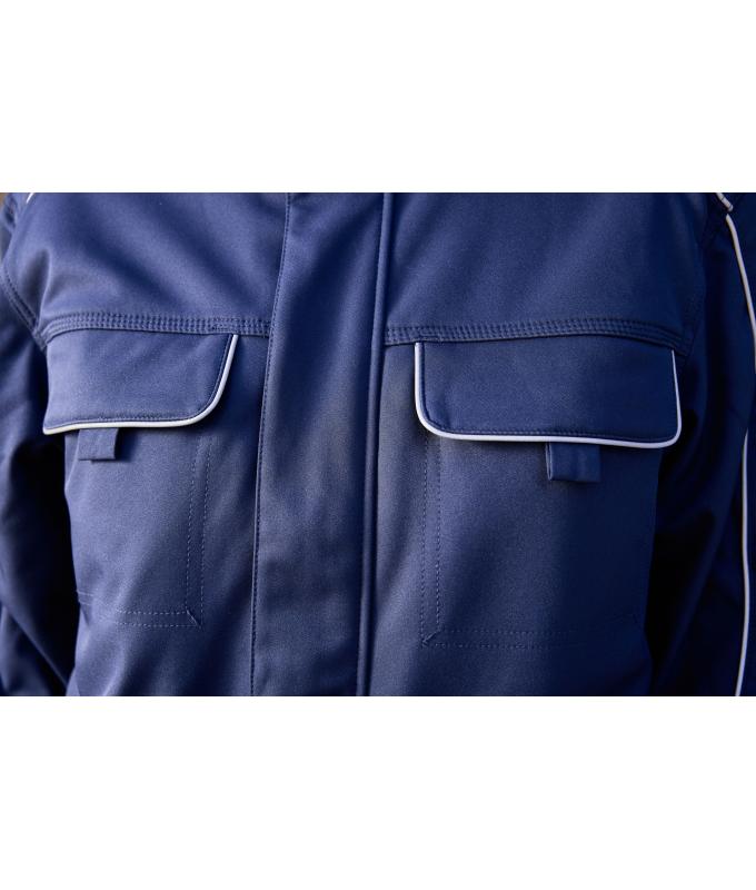 Unisex Workwear Softshell Padded Jacket - SOLID - Carbon 8726