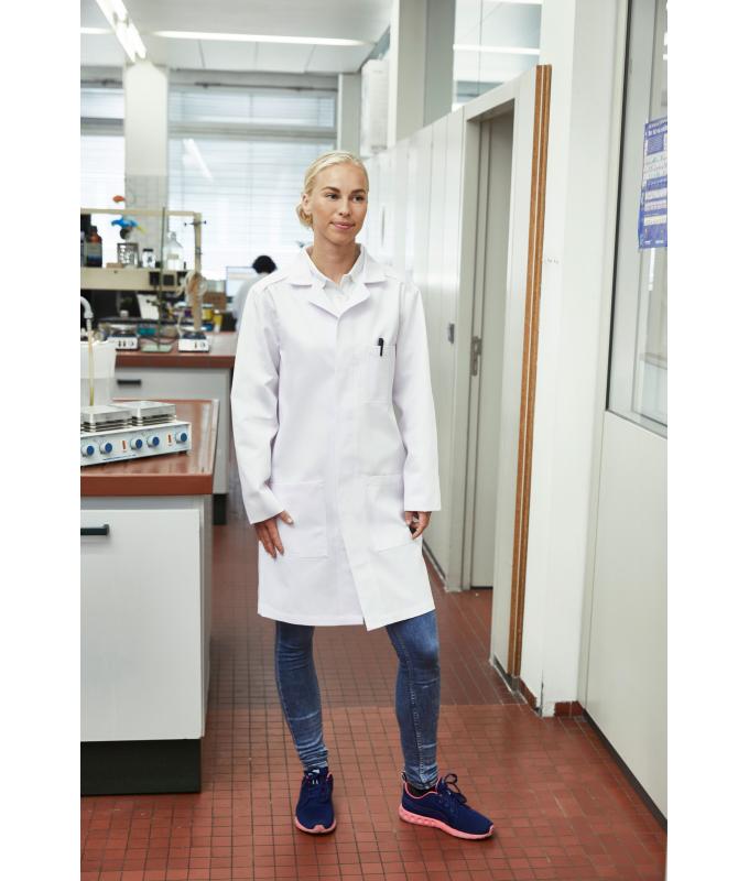 Unisex Work Coat - SOLID - Black 8735
