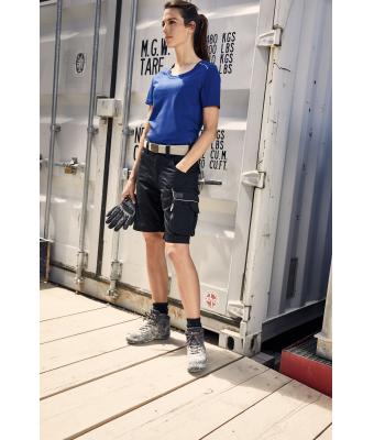 Damen Ladies' Workwear T-Shirt - SOLID - Carbon 8711