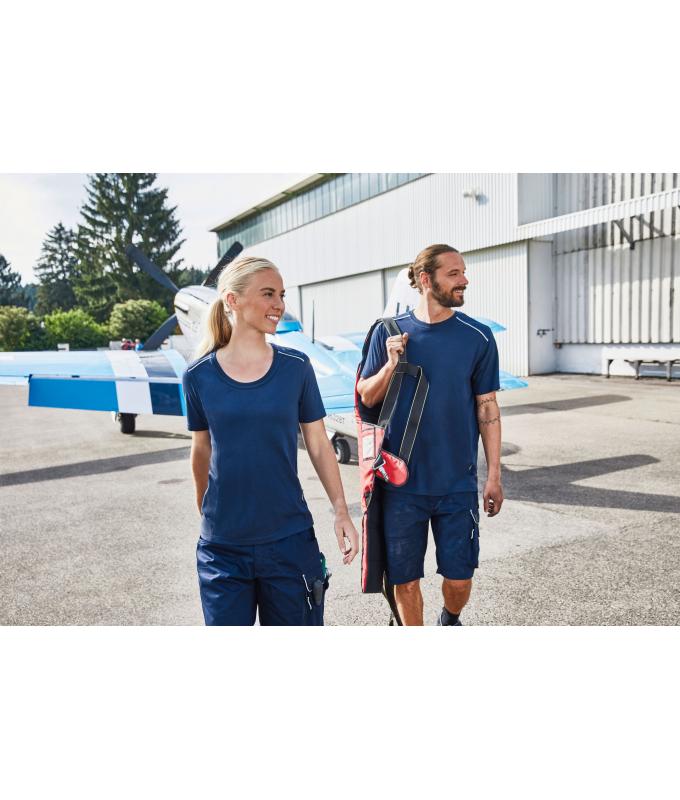 Herren Men's Workwear T-Shirt - SOLID - OCS Blended Carbon 8712