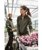 Damen Ladies' Workwear Sweat Jacket - SOLID - Carbon 8727