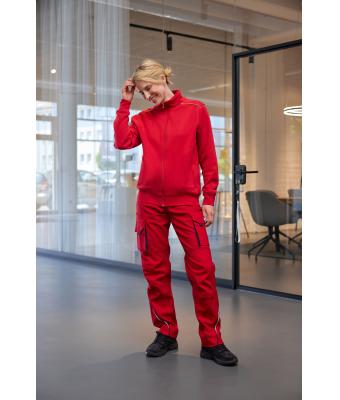 Unisex Workwear Sweat Jacket - SOLID - Red 8728