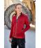 Damen Ladies' Knitted Workwear Fleece Jacket - SOLID - Olive-melange/black 10221