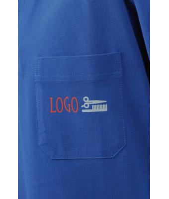 Herren Men's Polo Pocket Grey-heather 7562