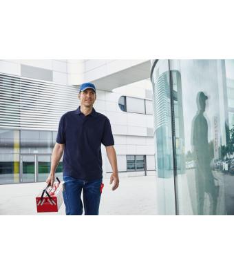 Men Men's Polo Pocket Grey-heather 7562