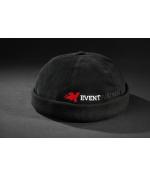 Unisex 6 Panel Chef Cap Black 7588