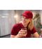 Unisex 6 Panel Raver Cap Pink 7690